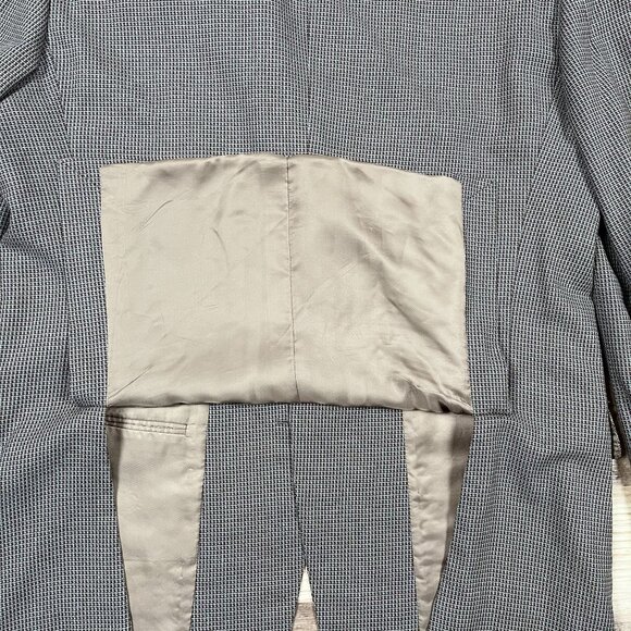 Ermenegildo Zegna 3 Button Wool & Silk Blue & Brown Sports Coat Blazer Size 44R - Picture 8 of 10